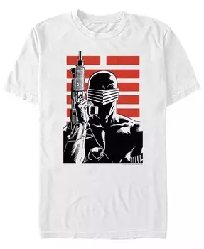 Мужская футболка GIJoe Snake Eyes с коротким рукавом Fifth Sun, белый