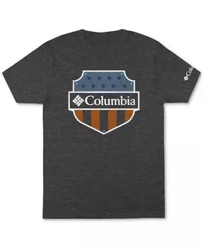 Мужская футболка Gilman с короткими рукавами и логотипом Columbia, серый
