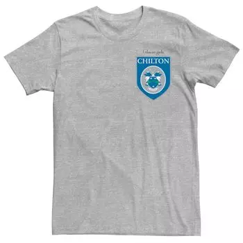 Мужская футболка Gilmore Girls Chilton Academy с значком на левой груди Licensed Character