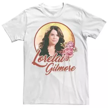 Мужская футболка Gilmore Girls Lorelai Gilmore Portrait Licensed Character, белый