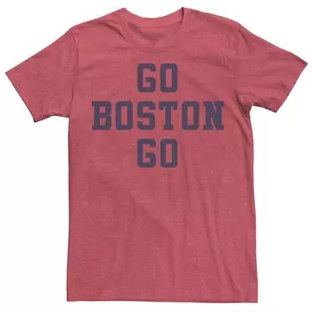 Мужская футболка Go Boston Go Collegiate Hometown Pride Licensed Character