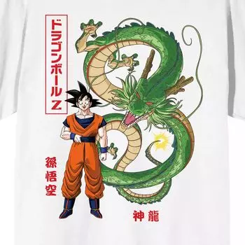 Мужская футболка Goku and Shenron Dragon Ball Licensed Character