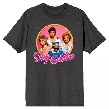 Мужская футболка Golden Girls Stay Golden Licensed Character, серый