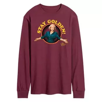 Мужская футболка Golden Girls Stay Golden с длинными рукавами Licensed Character