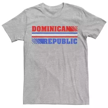 Мужская футболка Gonzales Dominican Republic с текстовым наложением Licensed Character