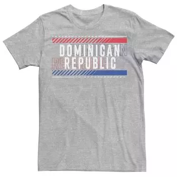 Мужская футболка Gonzales Dominican Reublic с текстовым наложением Licensed Character