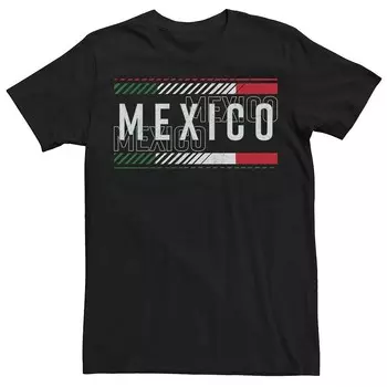 Мужская футболка Gonzales Mexico с текстовым наложением Licensed Character, черный