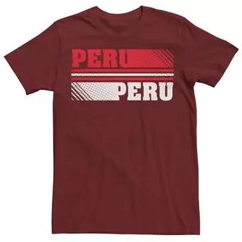 Мужская футболка Gonzales Peru с яркими буквами и надписью Licensed Character