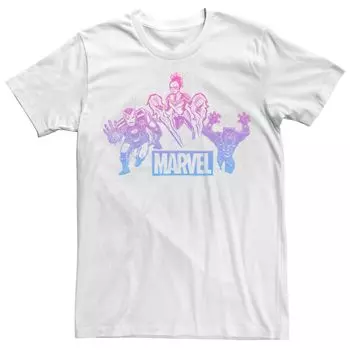 Мужская футболка Gradient Trio Action Shot Marvel