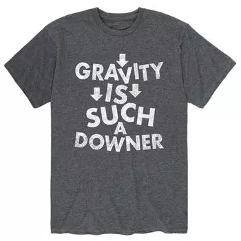 Мужская футболка Gravity such Downer Licensed Character