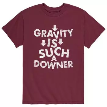 Мужская футболка Gravity such Downer Licensed Character