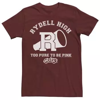 Мужская футболка Grease Rydell High Too Pure To Be Pink Licensed Character