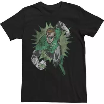 Мужская футболка Green Lantern Emerald Warrior с комиксами Licensed Character