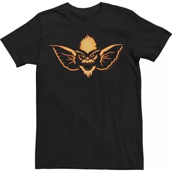 Мужская футболка Gremlins Gremlin с тыквым лицом на Хэллоуин Licensed Character, черный