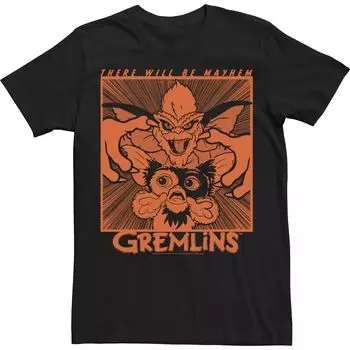 Мужская футболка Gremlins There Will Be Mayhem Licensed Character