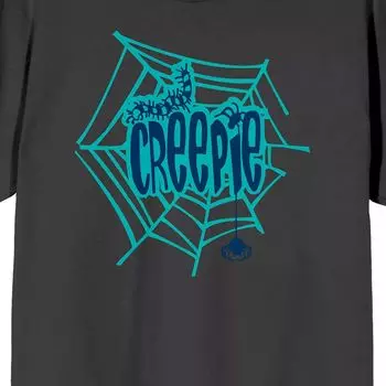 Мужская футболка Growing Up Creepie "Creepie" с рисунком паутины Licensed Character