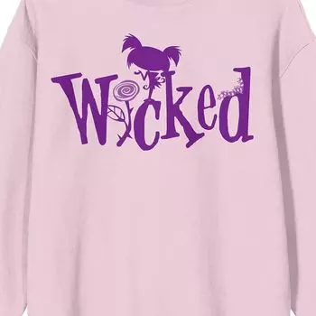 Мужская футболка Growing Up Creepie "Wicked" с рисунком и длинными рукавами Licensed Character