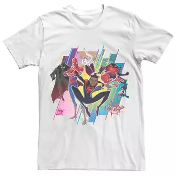 Мужская футболка группы Marvel's Spider-Man Spider-Verse Licensed Character