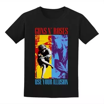 Мужская футболка Guns N' Roses Licensed Character, черный