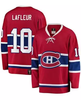 Мужская футболка guy lafleur red montreal canadiens premier breakaway для пенсионеров Fanatics, красный