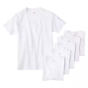 Мужская футболка Hanes 5pk с V-образным вырезом