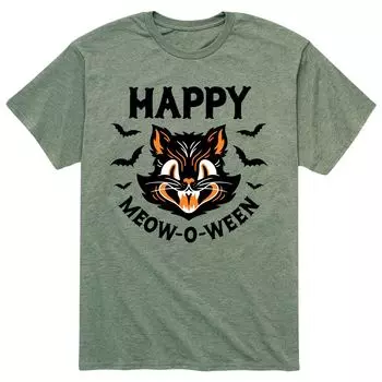 Мужская футболка Happy Meow-O-Ween Licensed Character