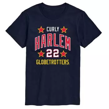 Мужская футболка Harlem Globetrotters Curly 22 Throwback Licensed Character
