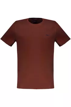 Мужская футболка Harmont & Blaine хлопковая базовая, коричневый