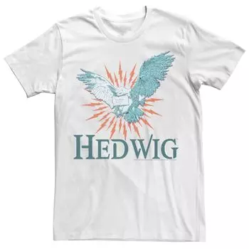 Мужская футболка Harry Potter Hedwig Mail Tee Licensed Character, белый