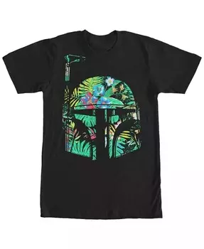 Мужская футболка Hawaiin Boba с коротким рукавом и круглым вырезом Fifth Sun, черный