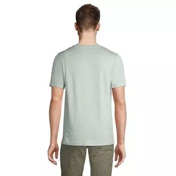 Мужская футболка Henley из джерси Lands End Supima Lands' End