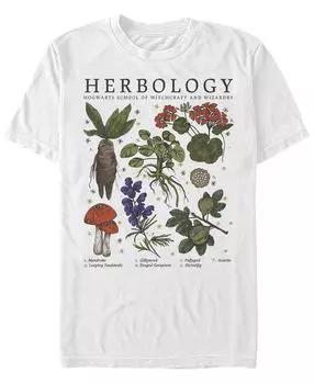 Мужская футболка herbology с круглым вырезом и короткими рукавами Fifth Sun, белый