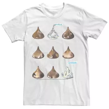 Мужская футболка Hersheys Kisses с акварельным рисунком Licensed Character