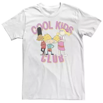 Мужская футболка Hey Arnold Cool Kids Club Licensed Character