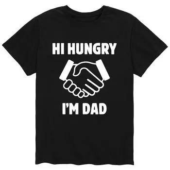 Мужская футболка Hi Hungry Im Dad Licensed Character