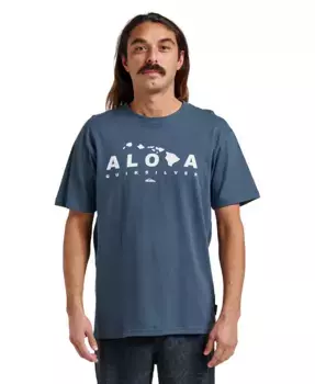 Мужская футболка Hi Island Lock Quiksilver, синий