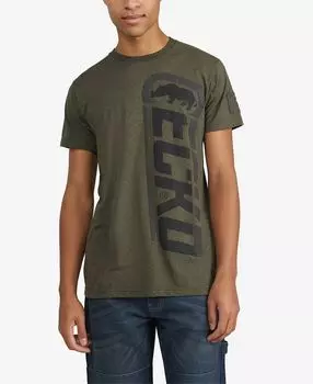 Мужская футболка highlight center marled Ecko Unltd, зеленый