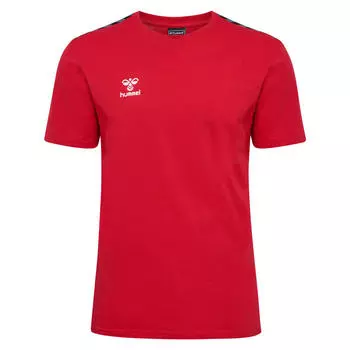 Мужская футболка Hmlauuthentic Co из переработанной ткани для мультиспорта HUMMEL, цвет rosa