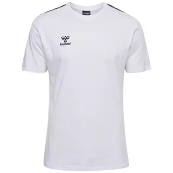Мужская футболка Hmlauuthentic Co из переработанной ткани для мультиспорта HUMMEL, цвет weiss