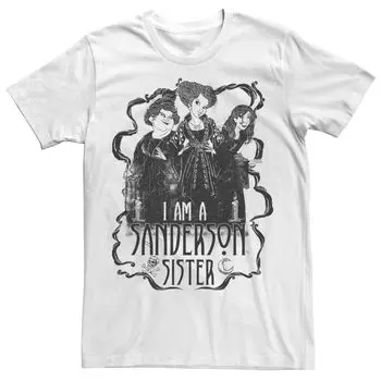 Мужская футболка Hocus Pocus Sanderson Sister Group Shot Licensed Character