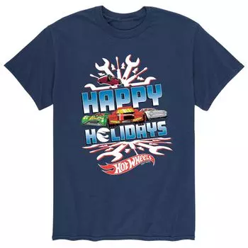 Мужская футболка Hot Wheels "Happy Holidays" Licensed Character