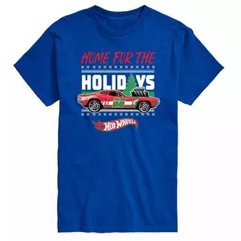 Мужская футболка Hot Wheels Home For Holidays Licensed Character
