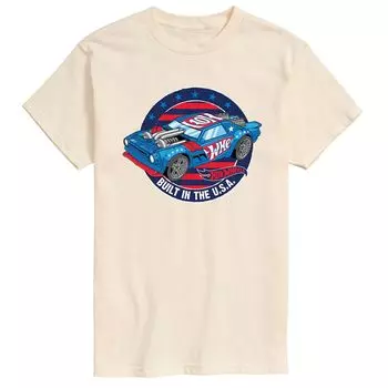 Мужская футболка Hot Wheels, построенная в США Licensed Character