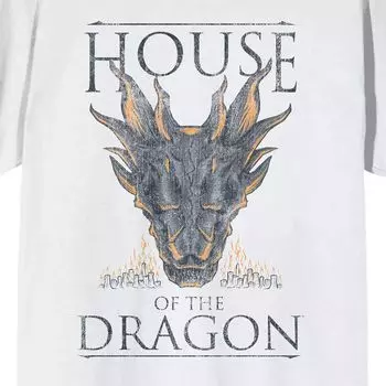Мужская футболка House Of The Dragon с драконом Licensed Character