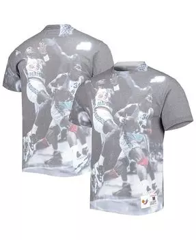 Мужская футболка Houston Rockets с рисунком над ободом Mitchell & Ness, белый