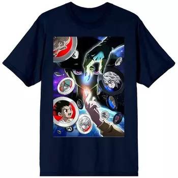 Мужская футболка Hunter X Hunter Characters Licensed Character, синий