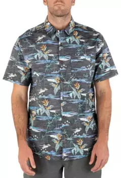 Мужская футболка Hurley One and Only Lido стрейч, цвет Dark Stone Grey 3