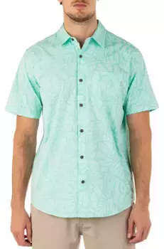 Мужская футболка Hurley One and Only Lido стрейч, цвет Tropical Mist 4