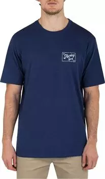 Мужская футболка Hurley с короткими рукавами на каждый день Hut Life, голубой