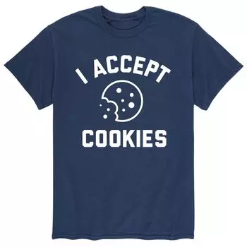 Мужская футболка I Accept Cookies Licensed Character